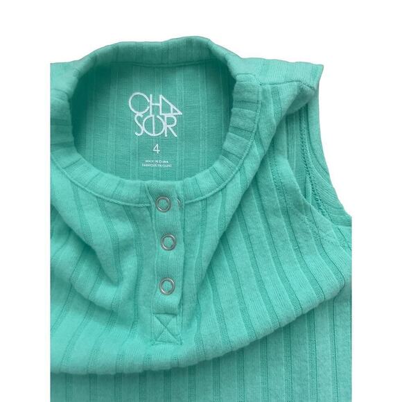 Chaser Green Ribbed Matching Set 4 - Picture 3 of 5